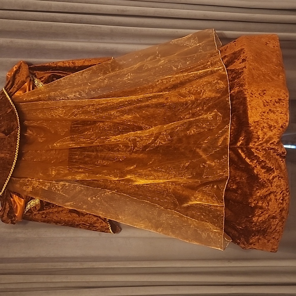 Girls Sz 5-6 , Renaissance Costume, Halloween or Dress Up, Like New! Headpiece - Picture 2 of 9